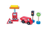 Le Toy Van Car and Petrol Pump Set