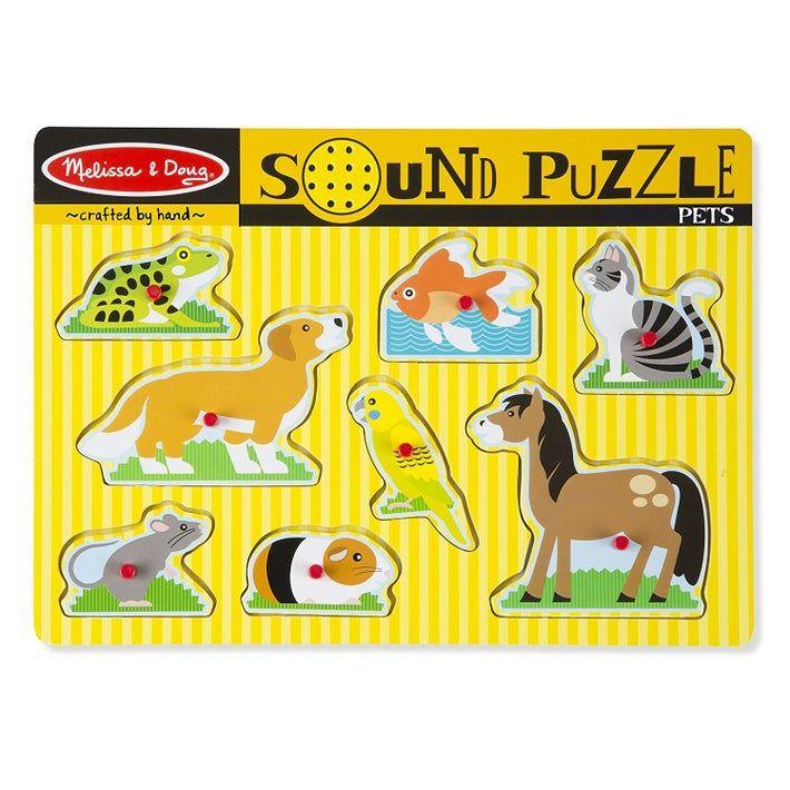 Melissa & Doug Pets Sound Puzzle - 8pc