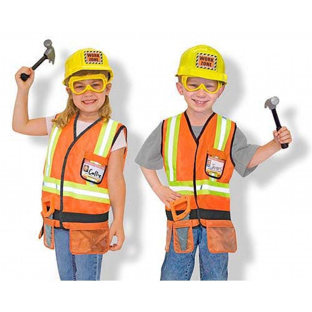 Melissa & Doug Construction Worker Costume Set