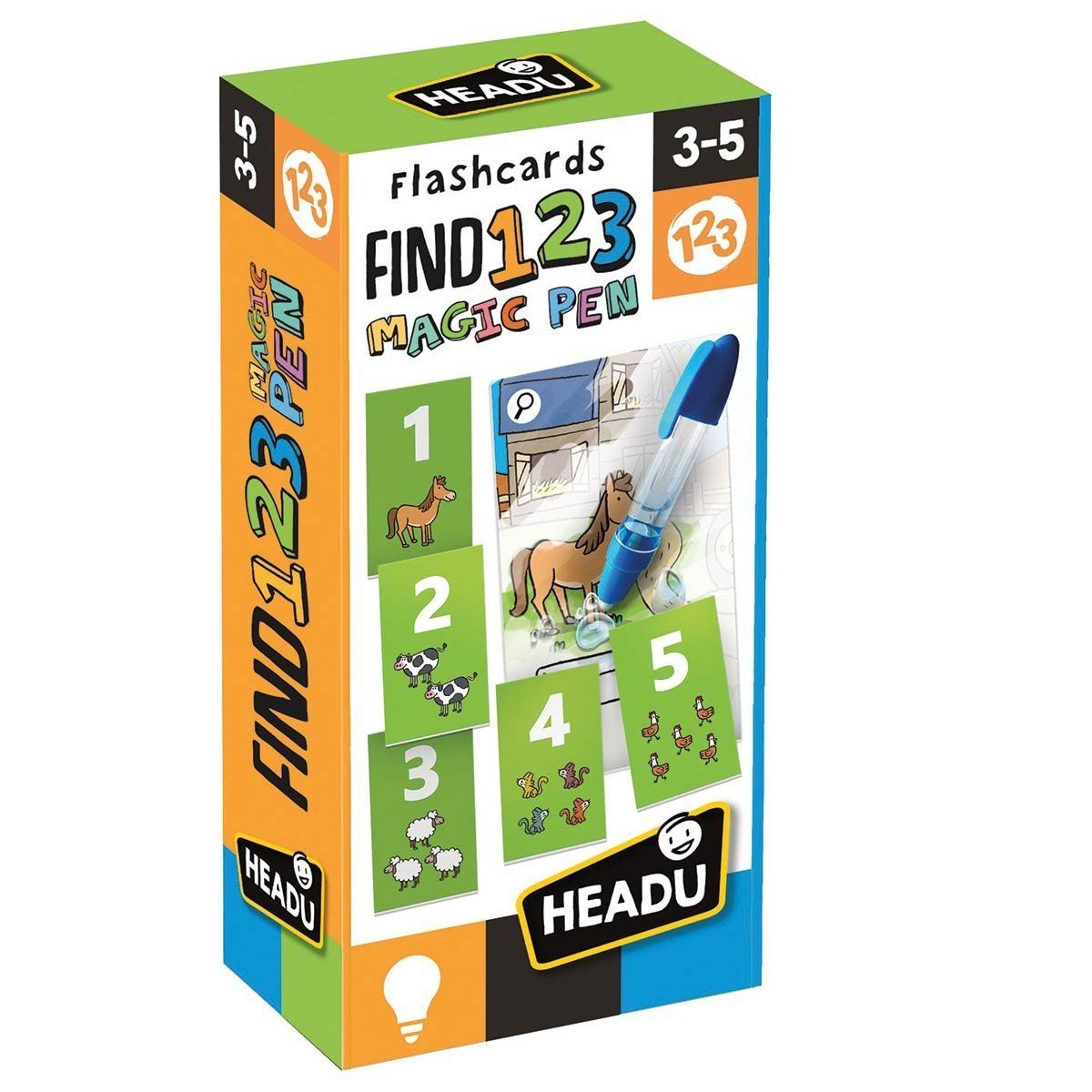 Headu Flashcards Find 123 Magic Pen