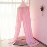 All 4 Kids Tulip Nursery Canopy with Tassel - Pink