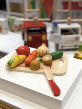 New Classic Toys Cutting Meal - Vegetables