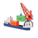 New Classic Toys Barge with 2 containers