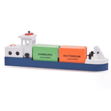 New Classic Toys Barge with 2 containers