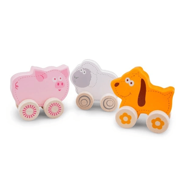 New Classic Toys Wheely Farm Animals