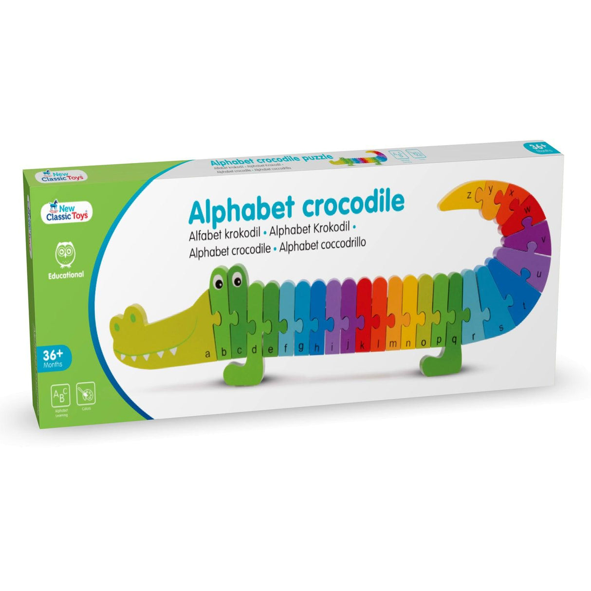 New Classic Toys Rainbow Crocodile Puzzle