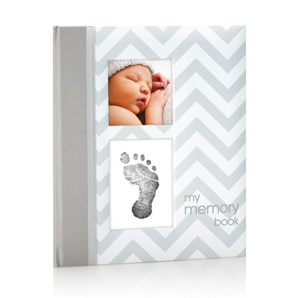 PEARHEAD Baby Book Chevron - Grey