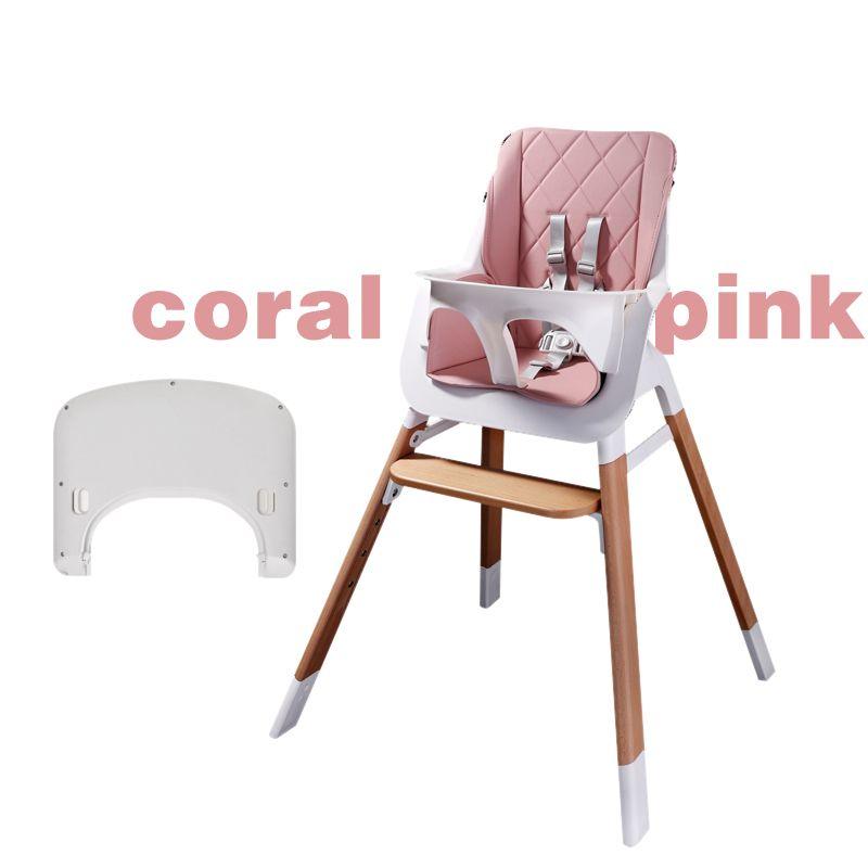 Joy Baby Ellie 2 in 1 Bar Stool Highchair - Rose