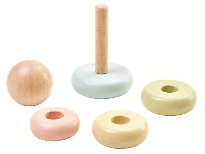 Plan Toys First Stacking Ring- Pastel