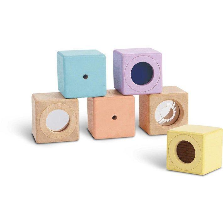 Plan Toys – Sensory Blocks – Set of 6