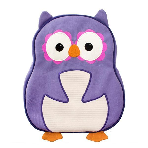 Apple Park Organic Luxury Purple Owl Backpack