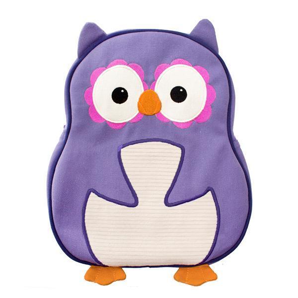 Apple Park Organic Luxury Purple Owl Backpack