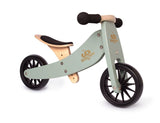 Kinderfeets Tiny Tot 2-in-1 Trike Balance Bike - Silver Sage