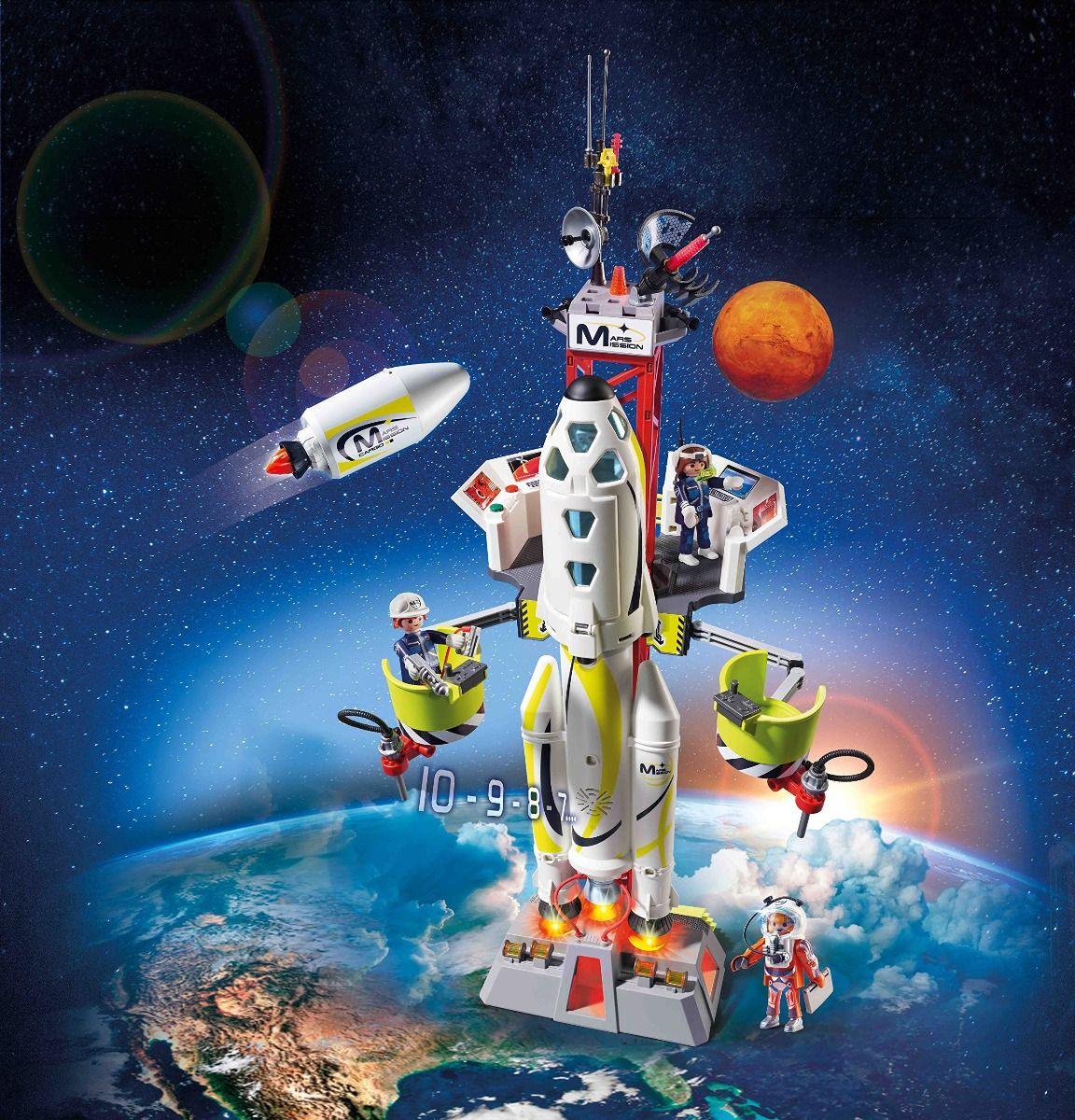 Playmobil Mission Rocket with Launch Site