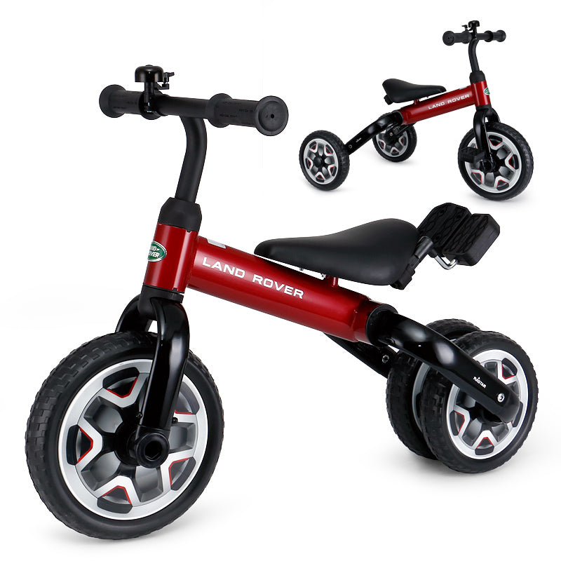 Rastar Licensed Land Rover Foldable 2 in 1 Balance Bike & Tricycle Bike - Red