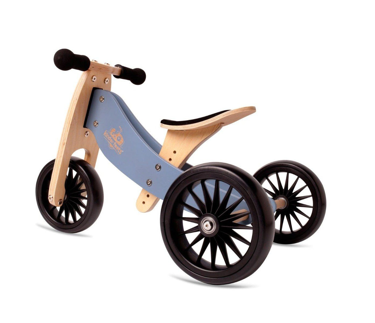 Kinderfeets Tiny Tot Plus 2-in-1 Trike Balance Bike - Slat Blue