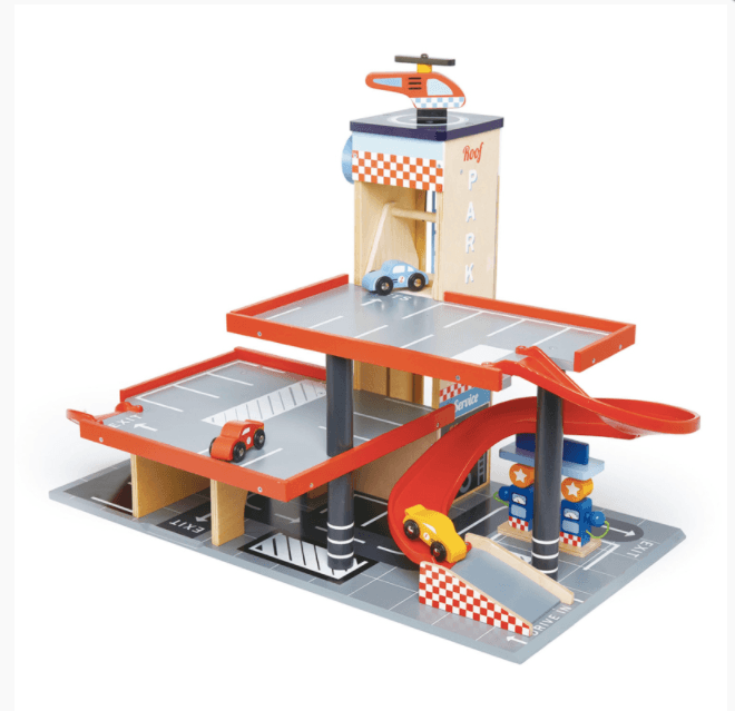 Tender Leaf Toys Blue Bird Service Station