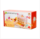 Tender Leaf Toys Push Along Ice Cream Cart