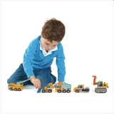 Tender Leaf Toys Wooden Construction Car Set