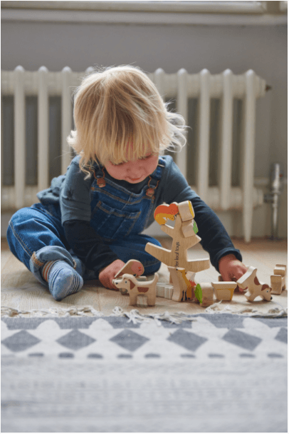 Tender Leaf Toys Stacking Garden Animal Friends