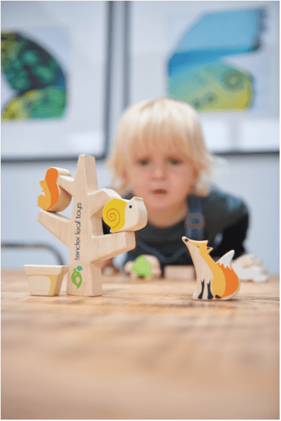 Tender Leaf Toys Stacking Garden Animal Friends