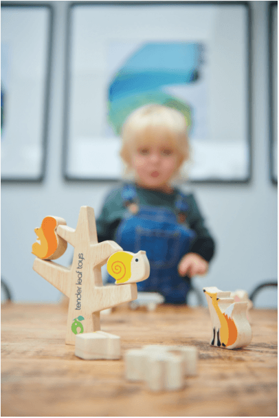 Tender Leaf Toys Stacking Garden Animal Friends