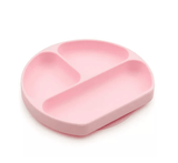 Bumkins Silicone Grip Dish + Lid - Pink