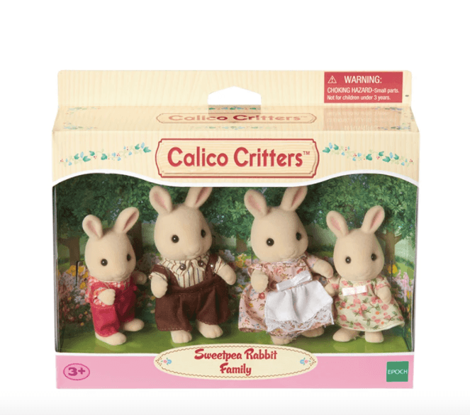 Sylvanian Families Milk Rabbit Family