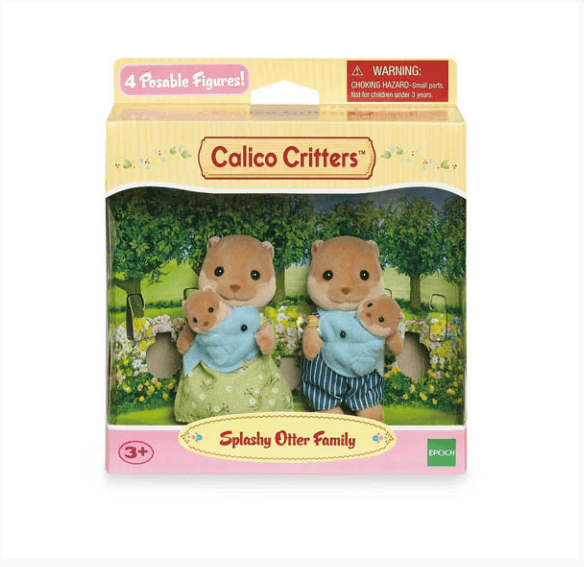 Sylvanian Families Splashy Otter Family
