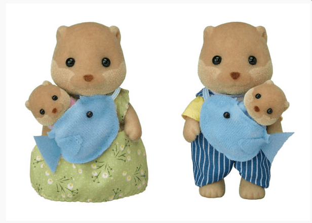 Sylvanian Families Splashy Otter Family