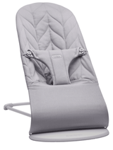 Babybjorn Bouncer Bliss, Light Grey Cotton Petal Quilt