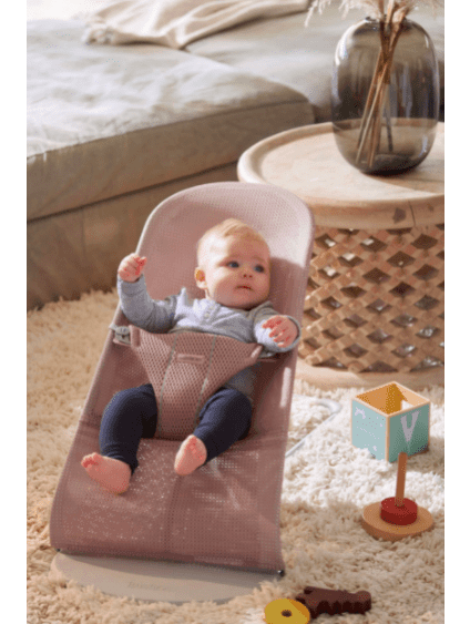 Babybjorn Bouncer Bliss - Dusty Pink Mesh