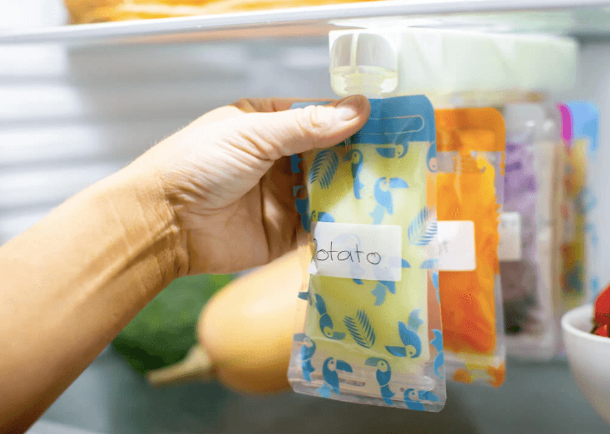 Cherub Baby Food Pouch & Breast Milk Bag Organiser