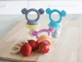 Cherub Baby Silicone Fresh Food Feeder & Teether - Aqua Mint