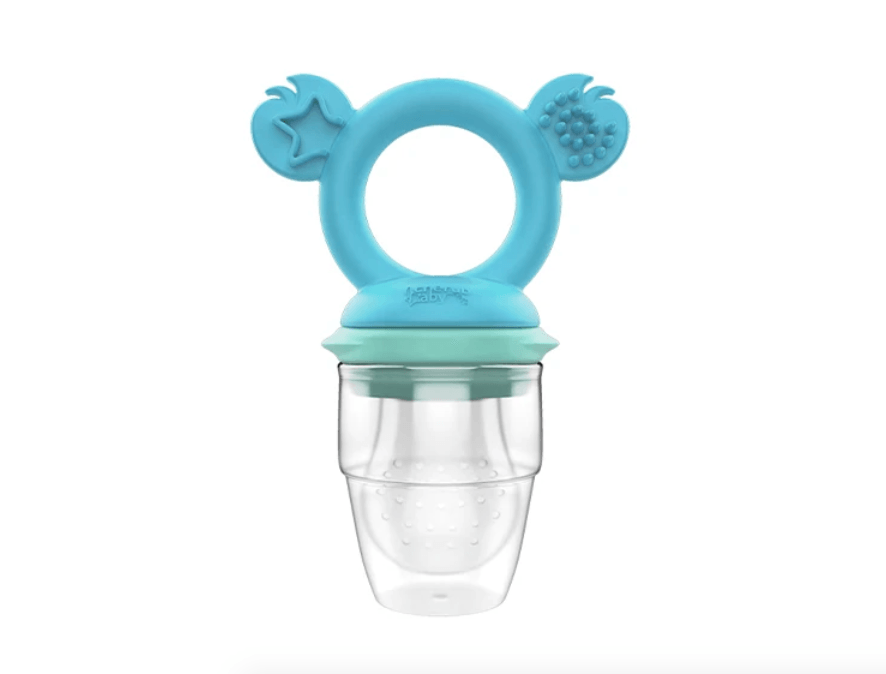 Cherub Baby Silicone Fresh Food Feeder & Teether - Aqua Mint