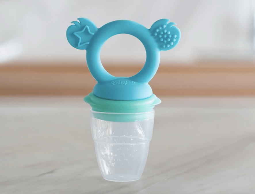 Cherub Baby Silicone Fresh Food Feeder & Teether - Aqua Mint