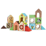 SKIP HOP Alphabet Zoo ABC House Blocks