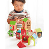 SKIP HOP Alphabet Zoo ABC House Blocks