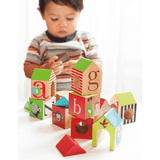 SKIP HOP Alphabet Zoo ABC House Blocks