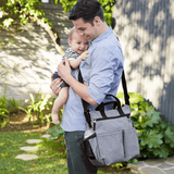 SKIP HOP Duo Signature Diaper Bag - Heather Grey