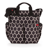 SKIP HOP Duo Signature Diaper Bag - Onyx Tile