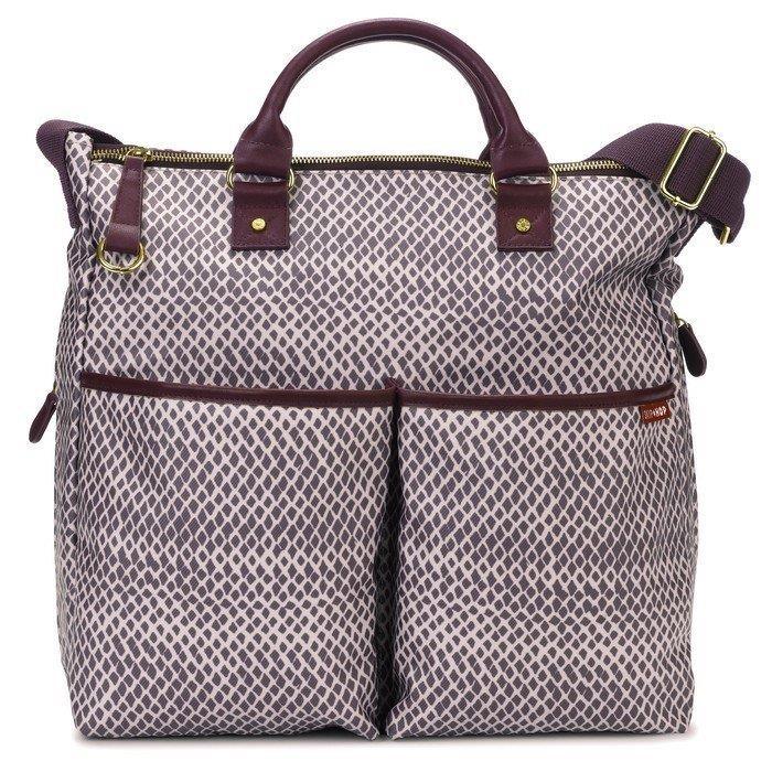 SKIP HOP Duo Special Edition Diaper Bag - Plum Sketch