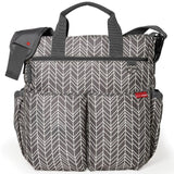 SKIP HOP Duo Signature Diaper Bag - Grey Feather