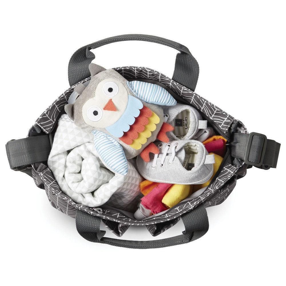 SKIP HOP Duo Signature Diaper Bag - Grey Feather