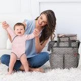 SKIP HOP Duo Signature Diaper Bag - Grey Feather