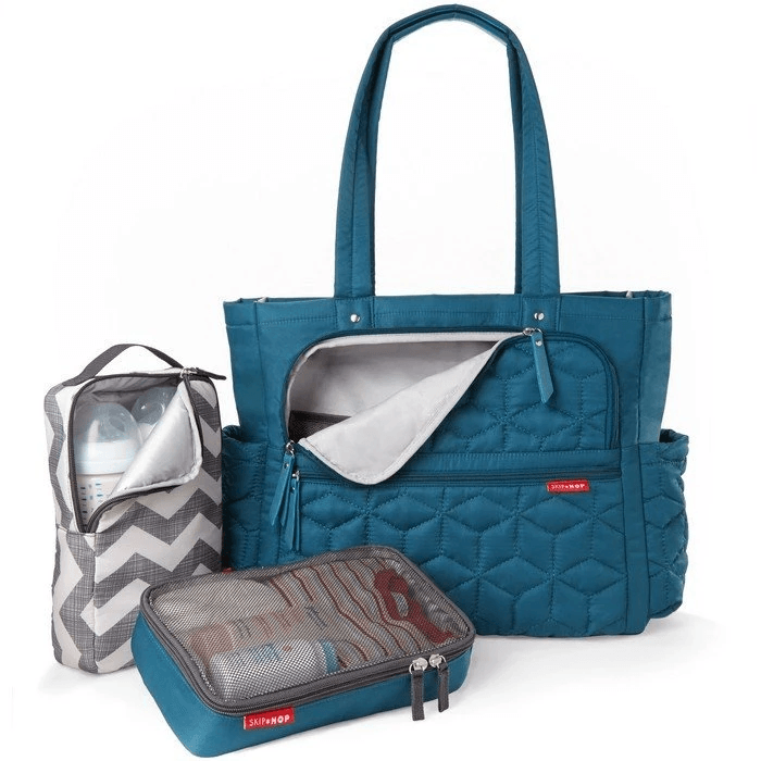 SKIP HOP Forma Pack & Go Diaper Tote - Peacock