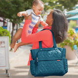 SKIP HOP Forma Pack & Go Diaper Tote - Peacock