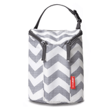 SKIP HOP Grab & Go Double Bottle Bag - Chevron