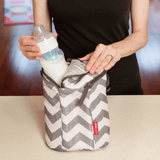 SKIP HOP Grab & Go Double Bottle Bag - Chevron