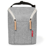 Skip Hop Grab & Go Double Bottle Bag - Grey Melange